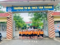 TRƯỜNG MN TÂN THÀNH TỔ CHỨC CHO TRẺ ĐI THĂM QUAN TRƯỜNG TIỂU HỌC